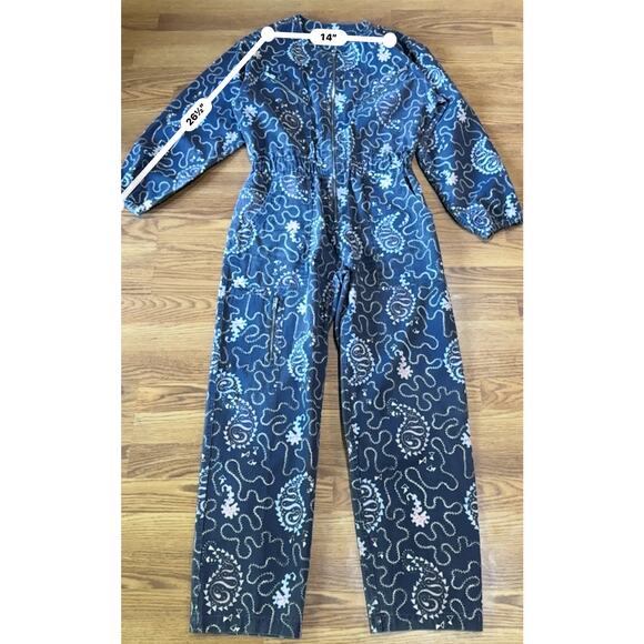 ISABEL MARANT ÉTOILE Nilaney printed cotton jumpsuit size 42 / US 10 - Picture 8 of 16